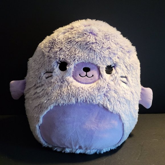 Squishmallows Other - Squishmallow Official Kellytoy Fuzz-A-Mallows 12" Ellen the seal, GUC